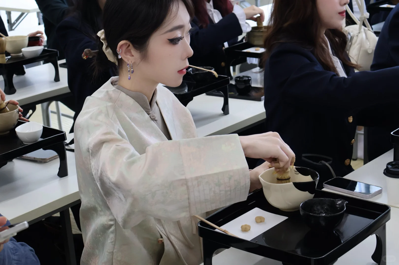 广州新华学院音乐系日本研学茶道课🎓