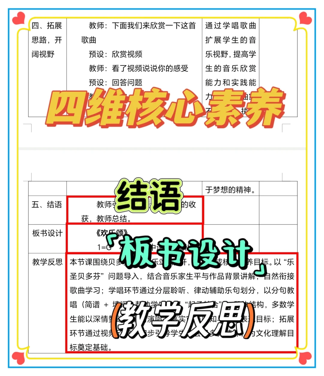 六上花城版音乐新课标核心素养教案终于来了