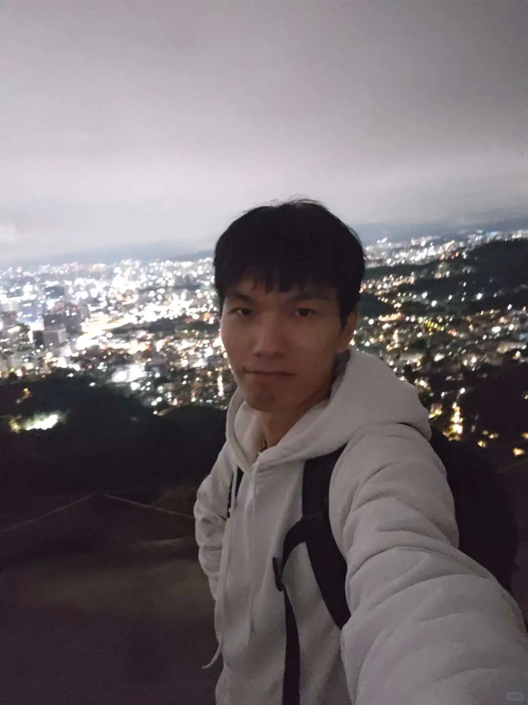 中秋节,去了仁王山拍首尔天际线夜景