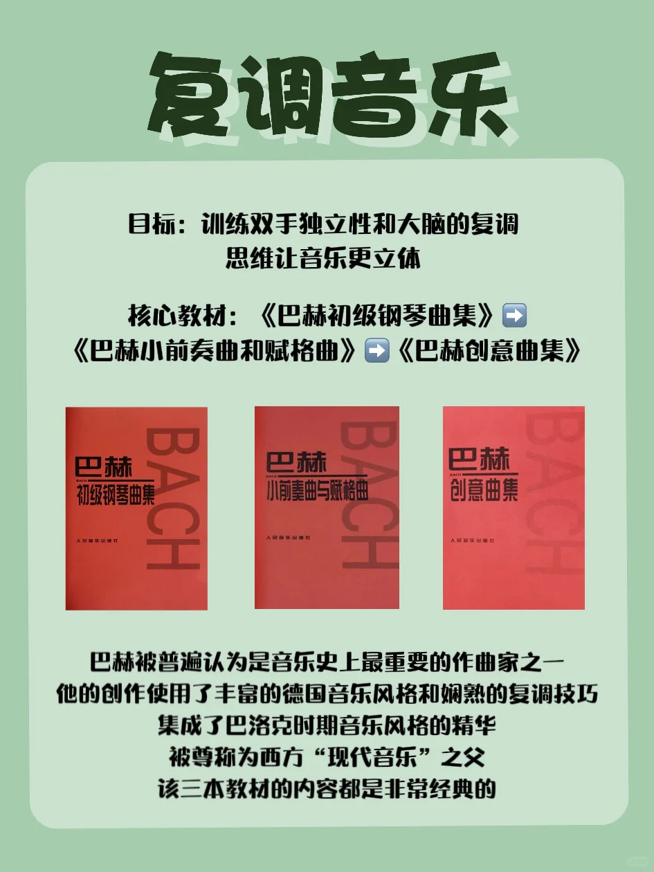 速通｜一张图看懂钢琴教材的学习顺序