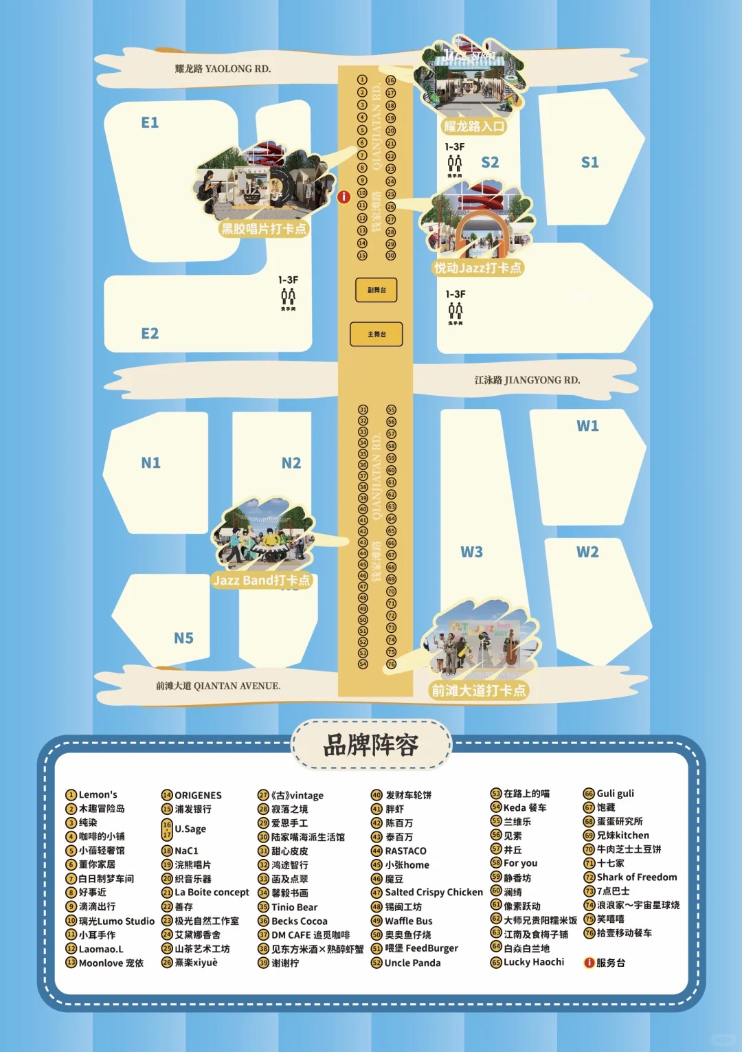 📍上海前滩公园巷！2025爵士上海音乐节‼️