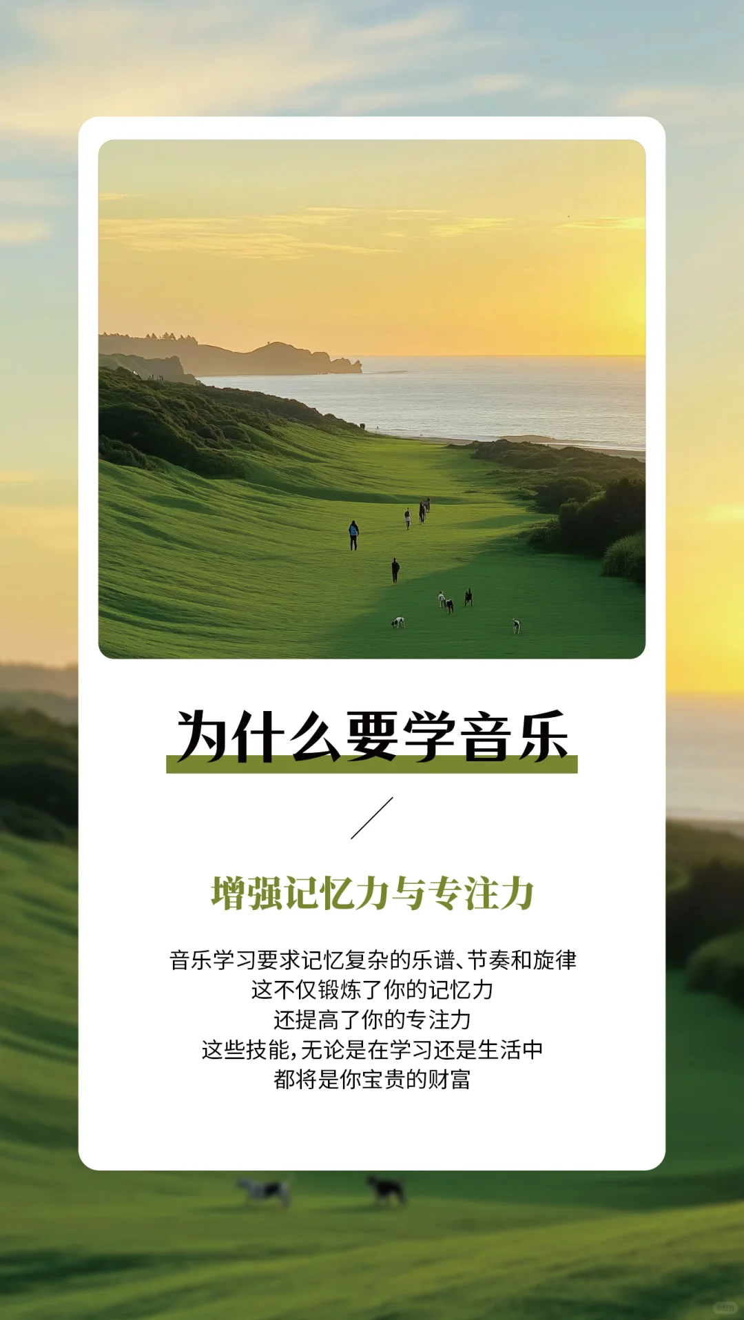 为什么学音乐——早安语录分享