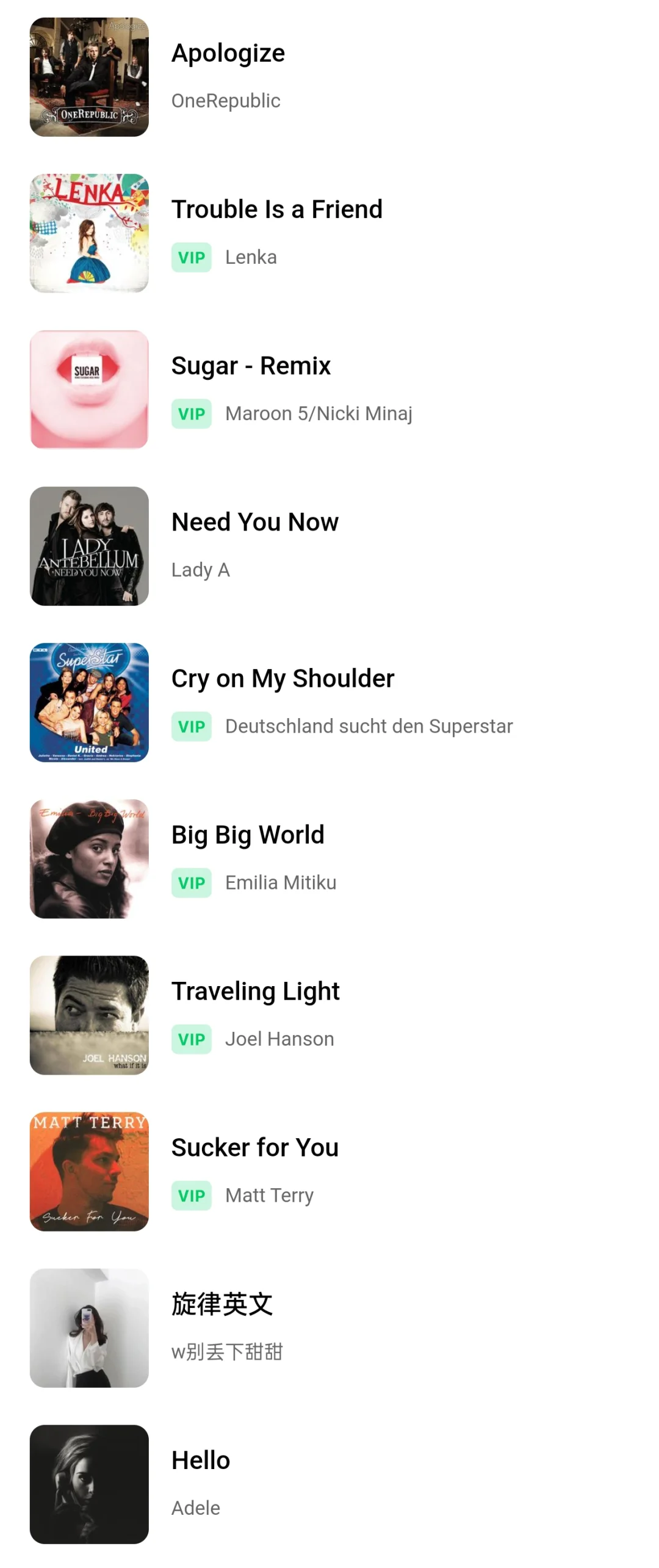 推荐|英语发音练习歌曲100首