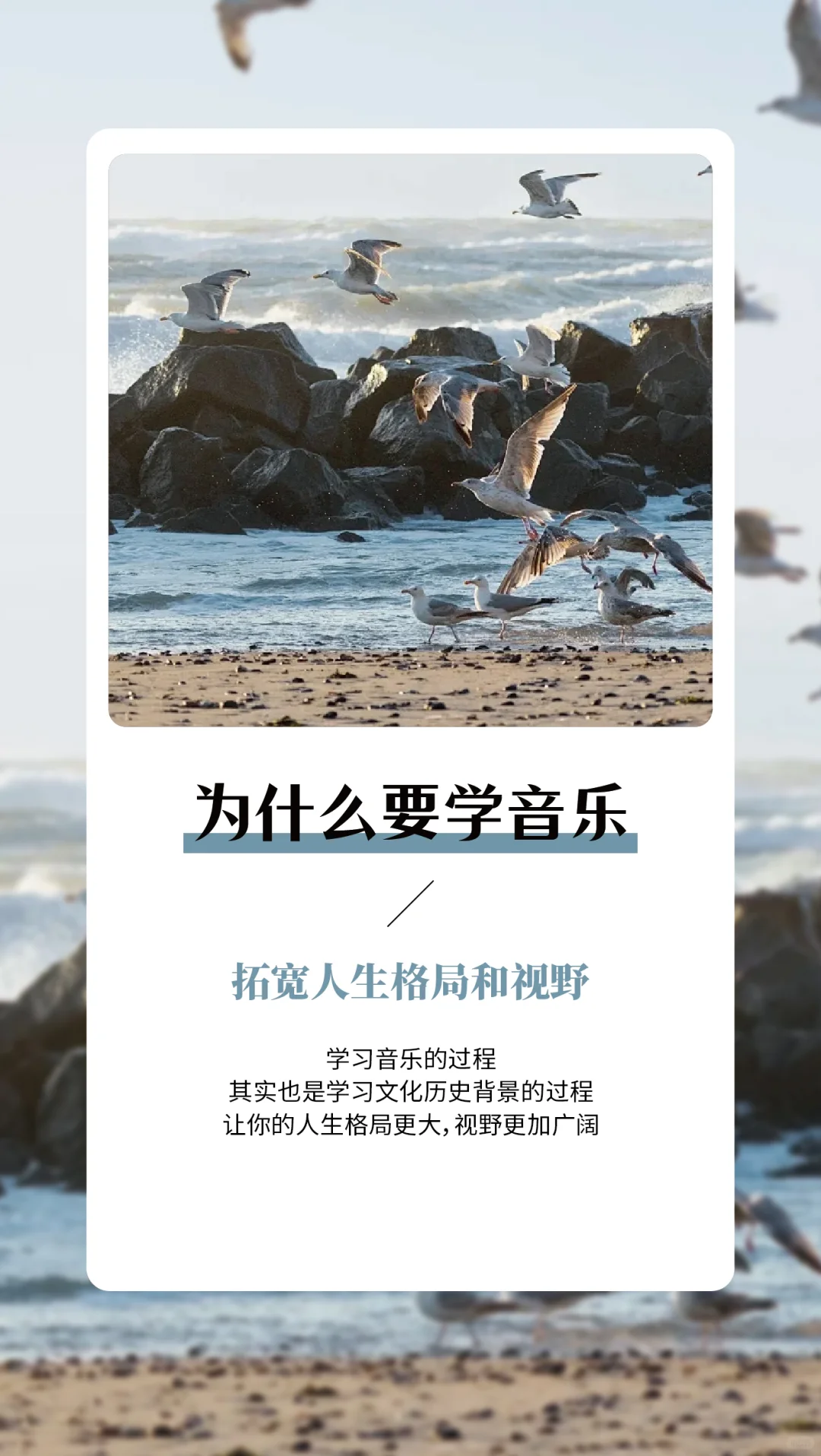 为什么学音乐——每日早安语录分享