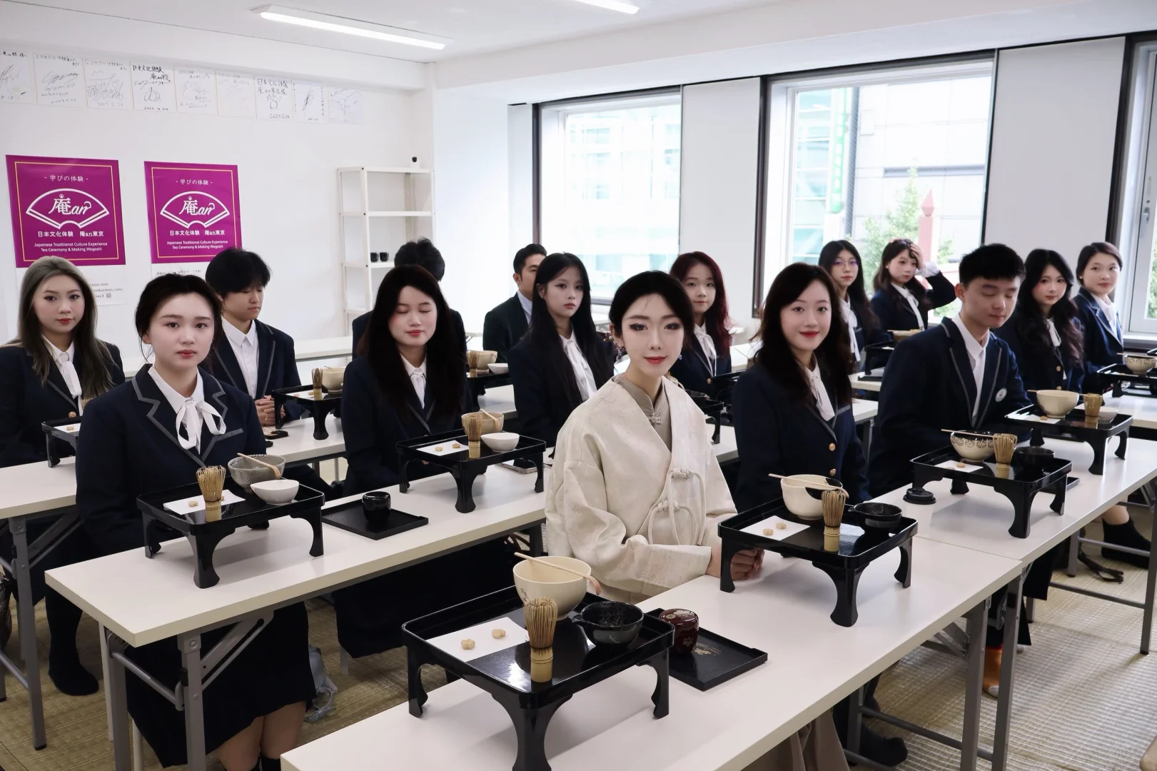 广州新华学院音乐系日本研学茶道课🎓