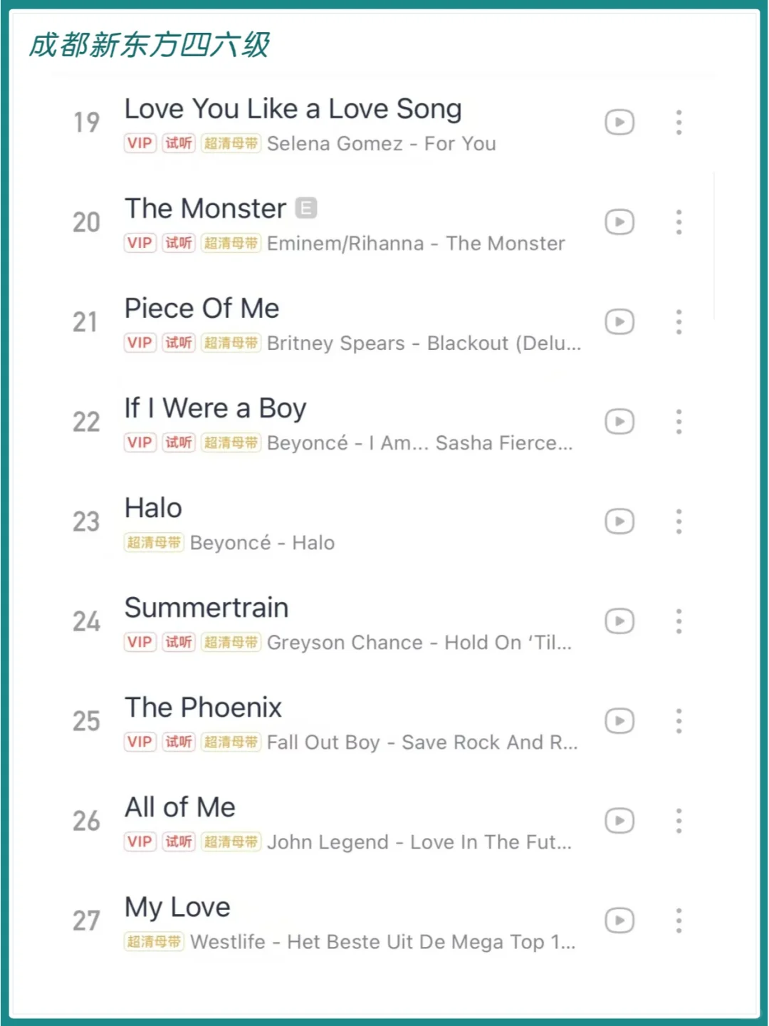 大学生必听|无痛备战四六级英文歌单