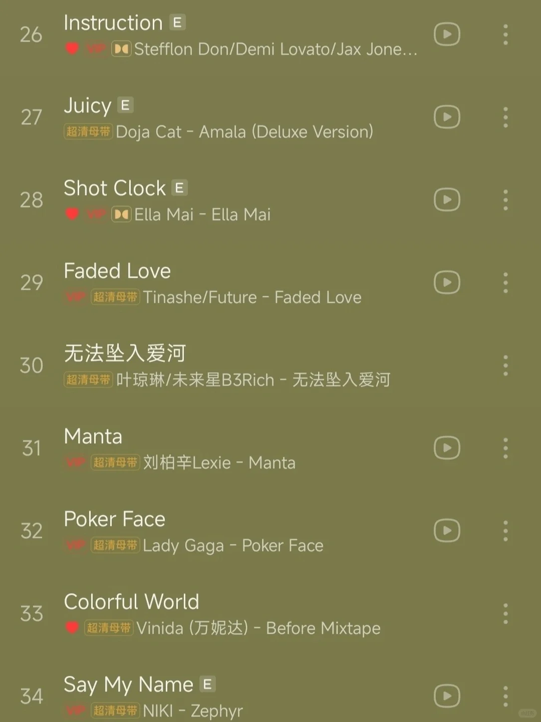 🎶私藏歌单✅学跳舞新手必备，好听又好练