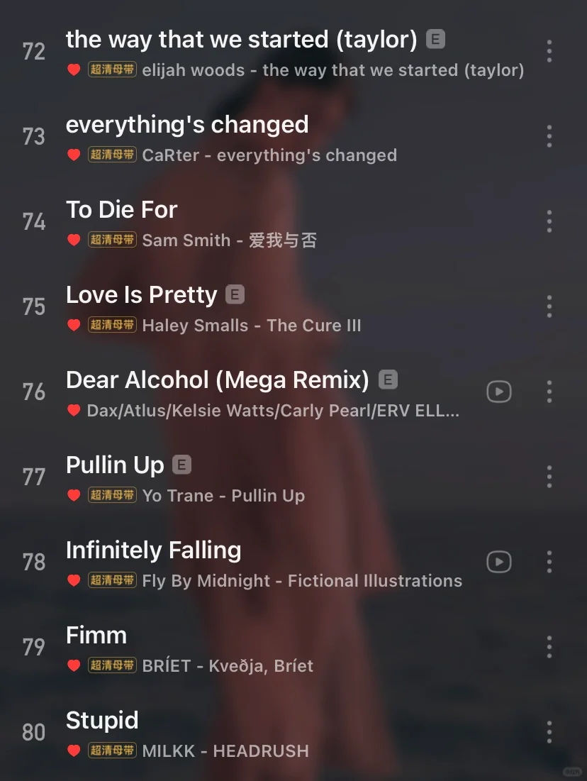 超级超级巨好听‼️私藏英文歌单 循环一整天