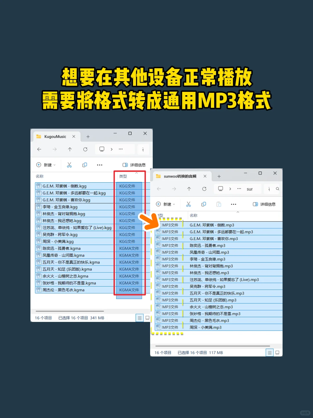 如何把歌曲下载到U盘,插到车上,音响上听
