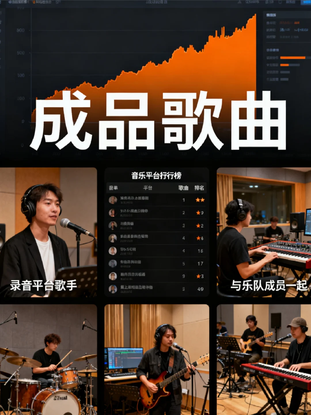 设计成品歌曲作词作曲专属音乐定制服务