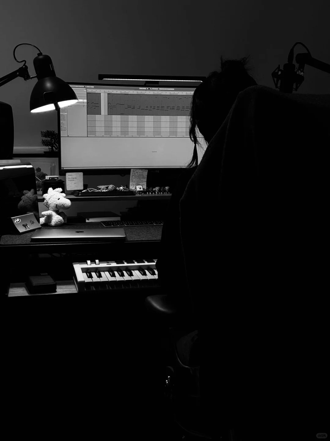 朋友抓拍的工作照|音乐人在Melb