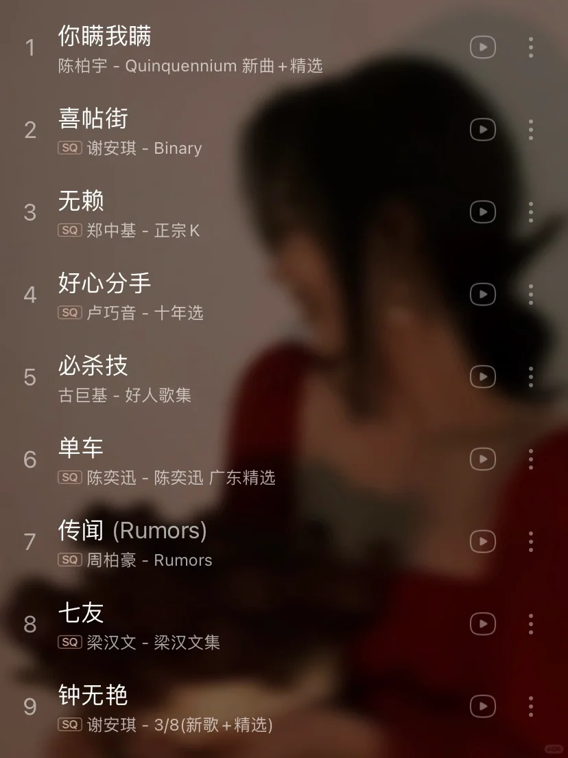 私藏粤语歌单 || 每一首都是经典