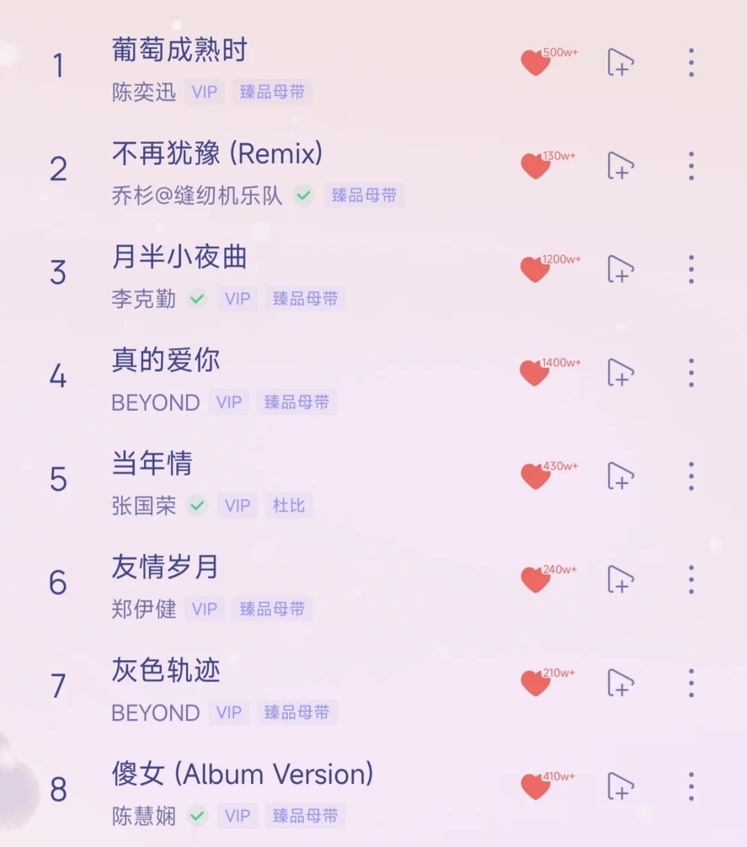 💕超好听的粤语歌