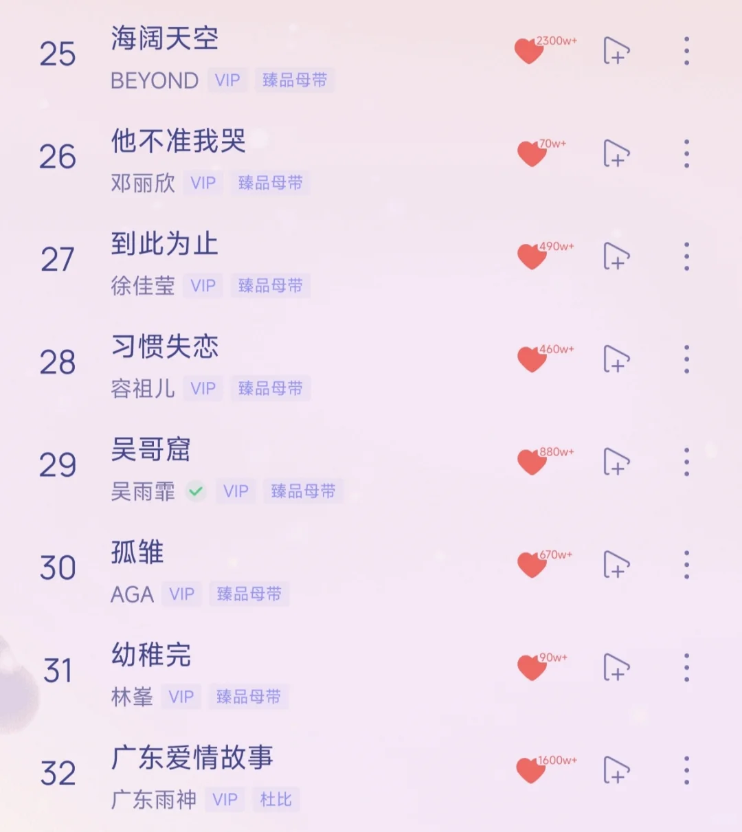 💕超好听的粤语歌