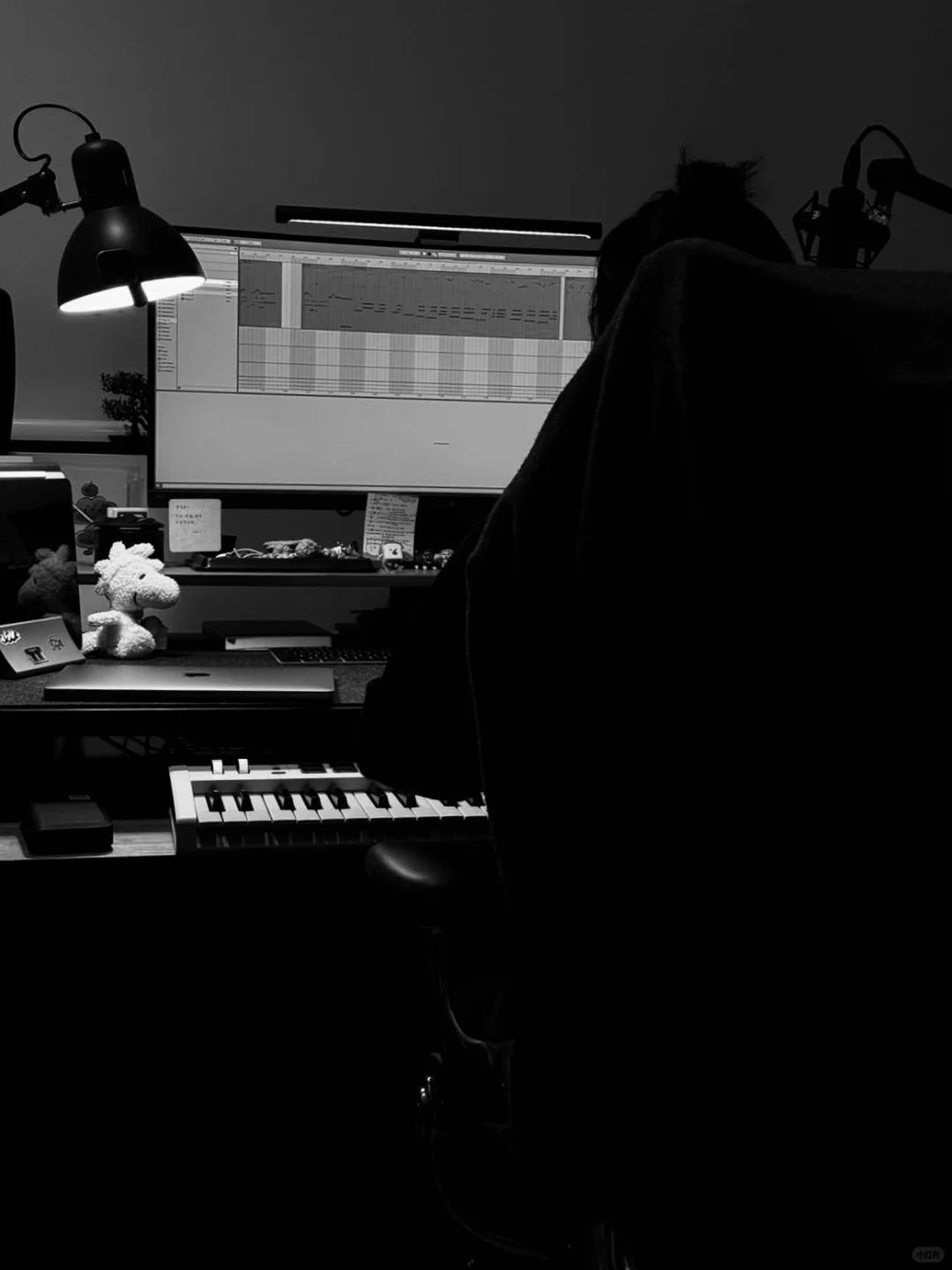 朋友抓拍的工作照|音乐人在Melb