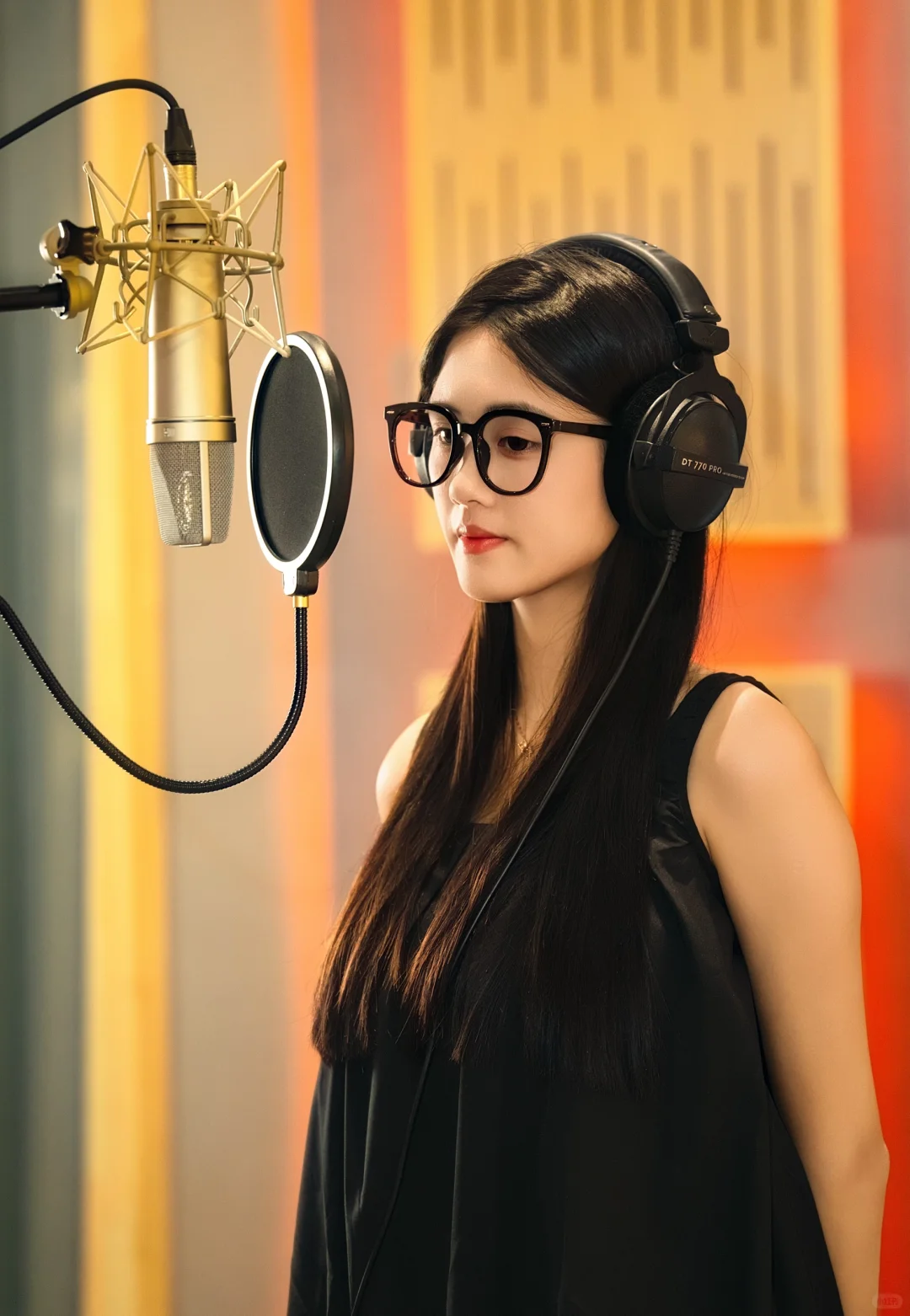 🎤 在录音棚拍到了人生音轨的高光时刻!