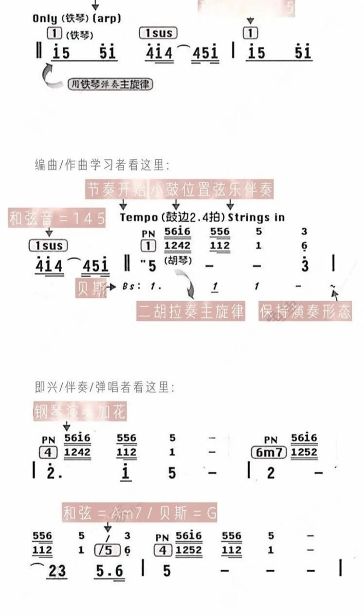 简谱数字功能谱钢琴周杰伦即兴弹唱