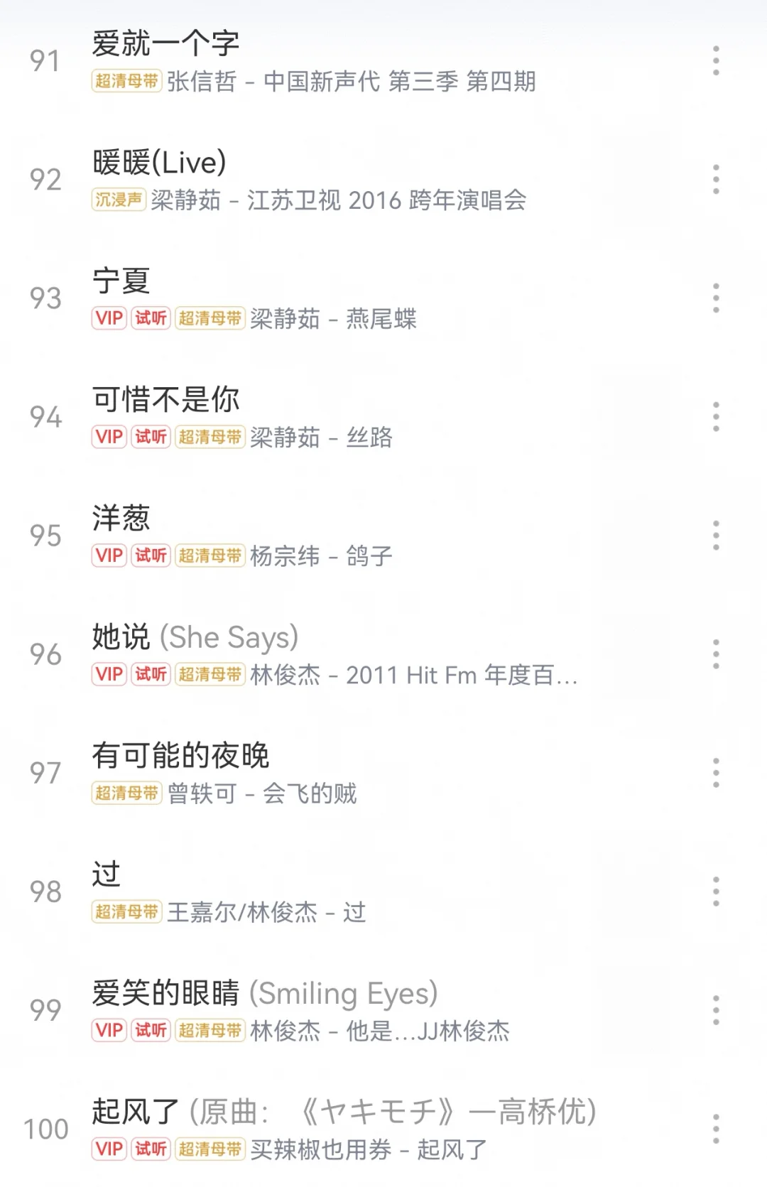 好听到爆的国语流行歌曲🥰（上）