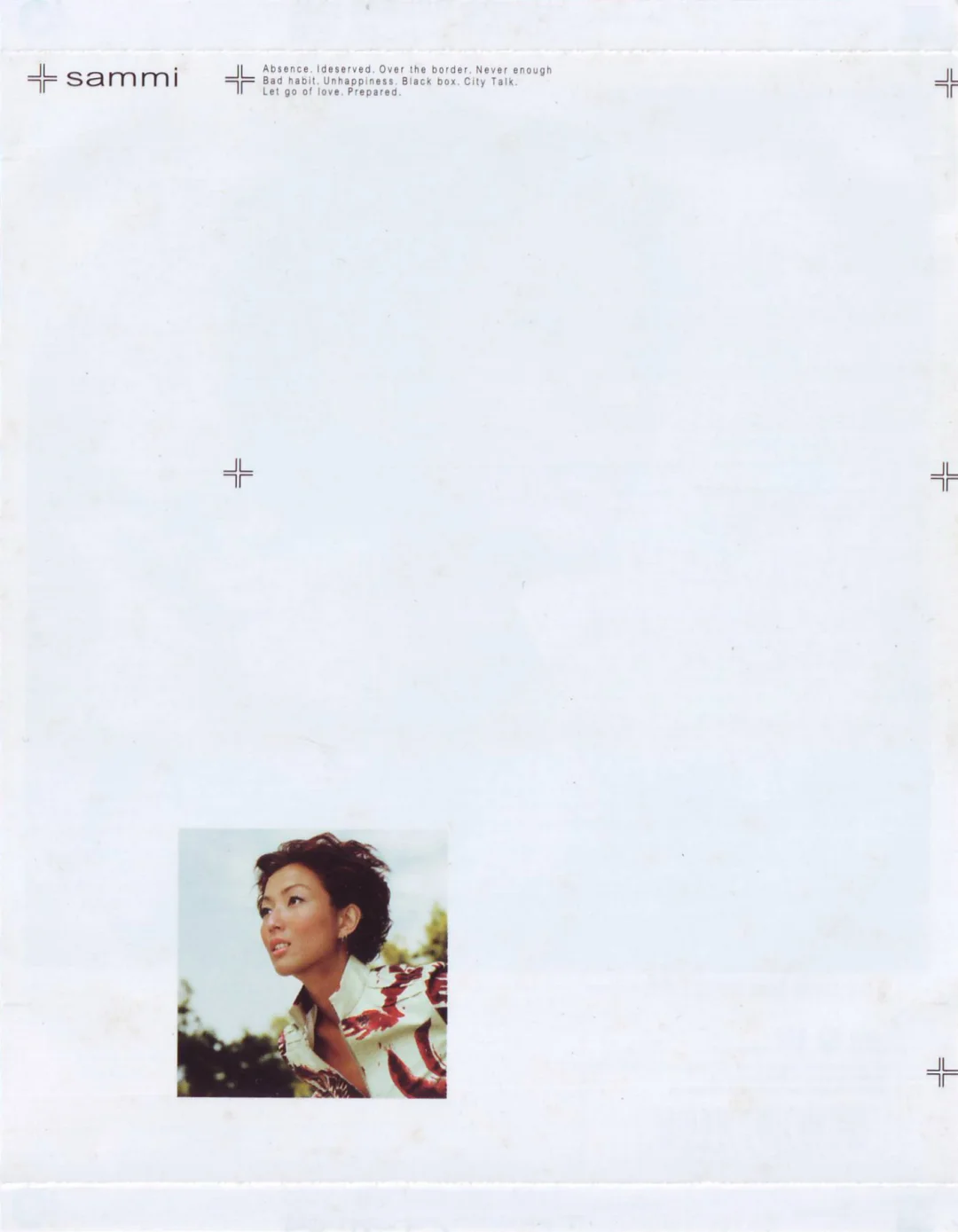 郑秀文1999{我应该得到}唱片内页