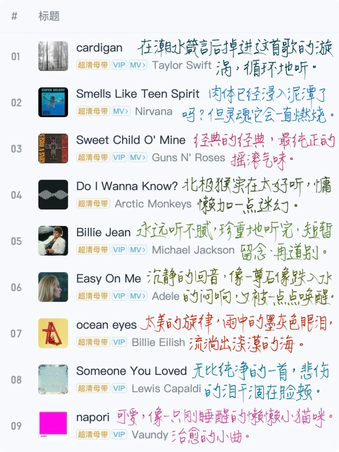 *歌单ep10:我是am十年歌单的一个小小标点。