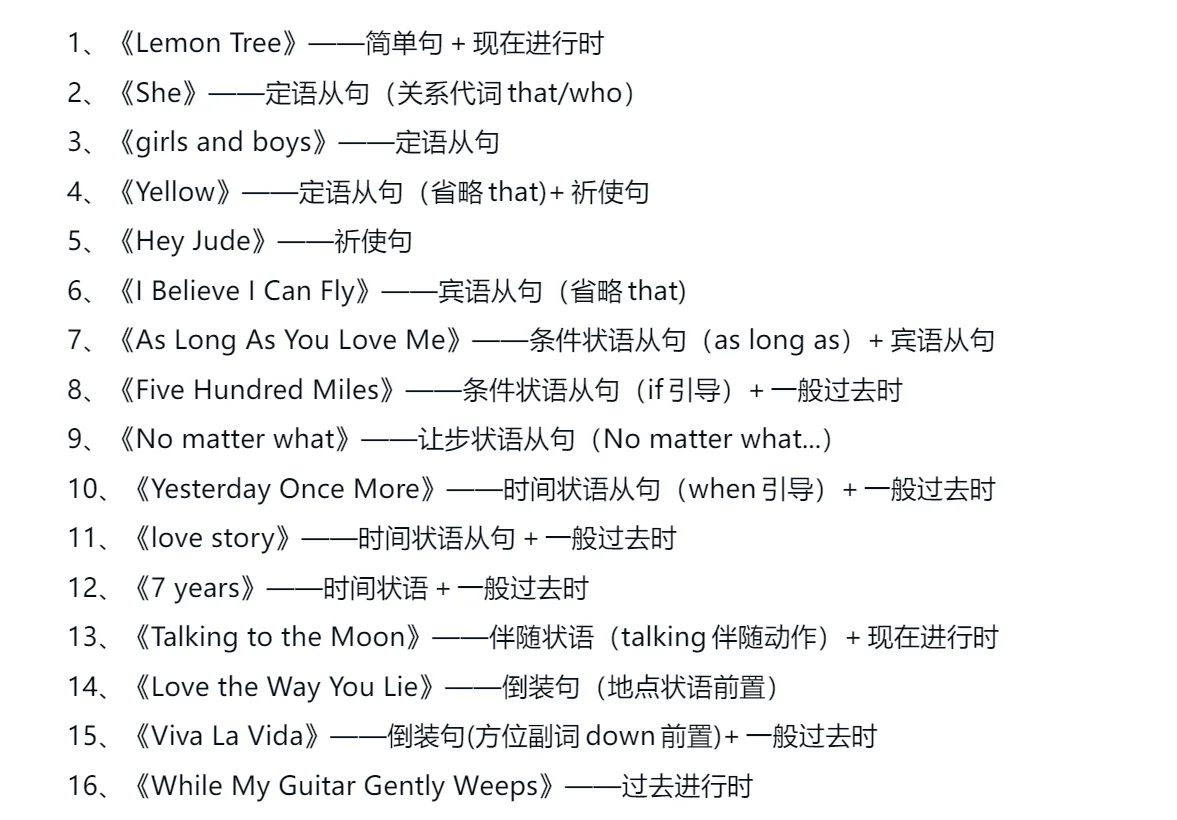 发现了语法之歌