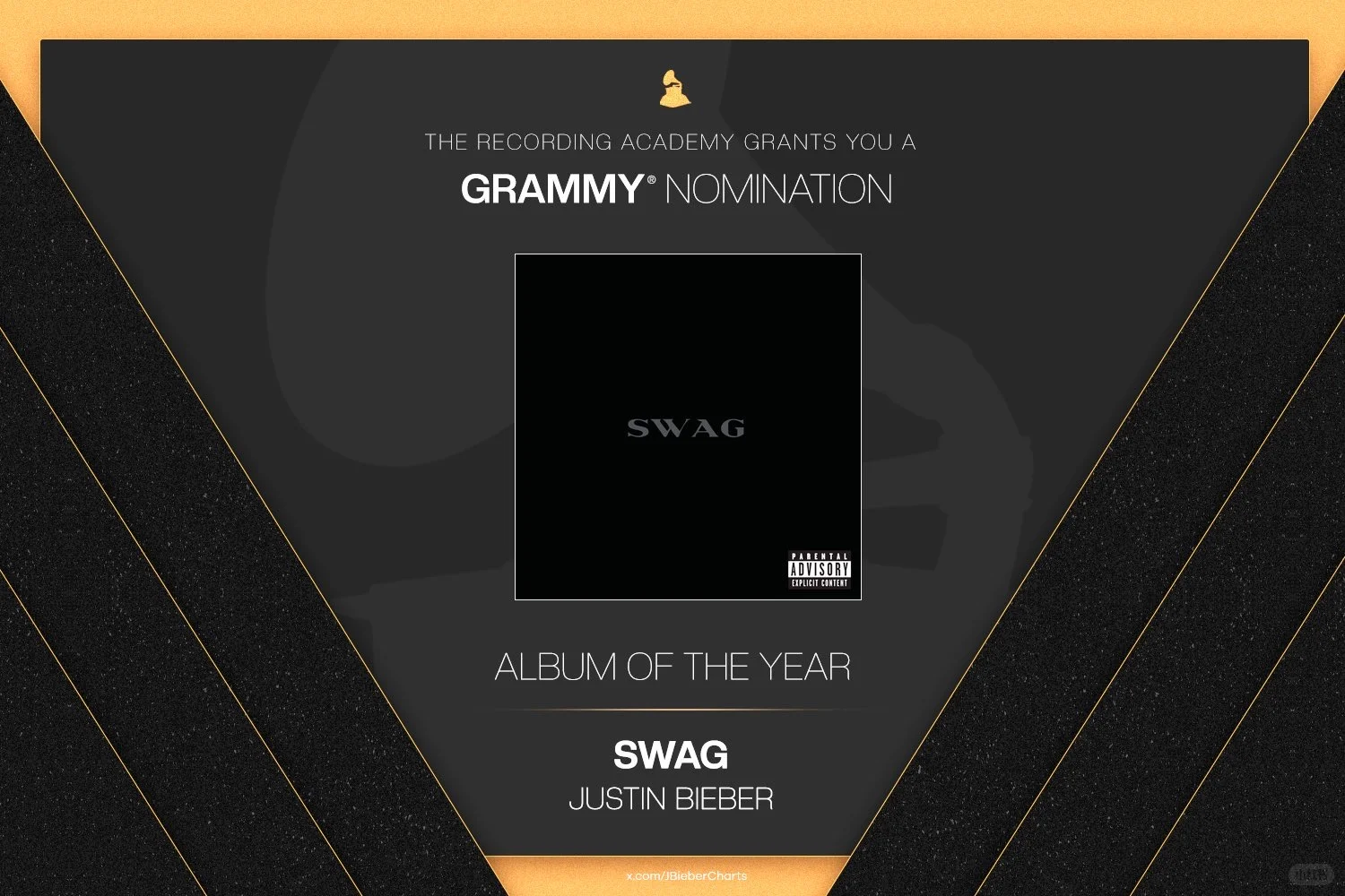 比伯在本届格莱美获四项大奖提名