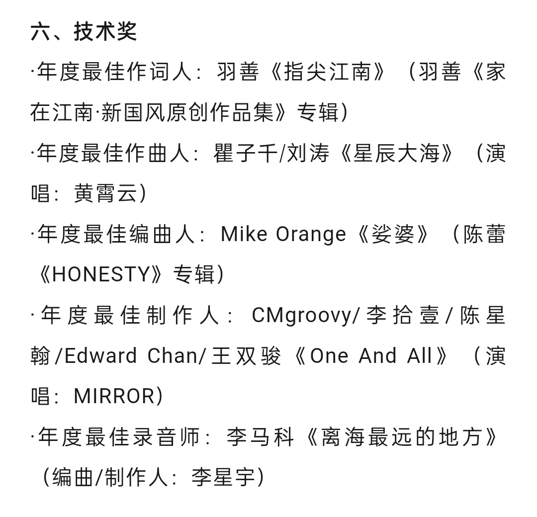 第14届华语金曲奖