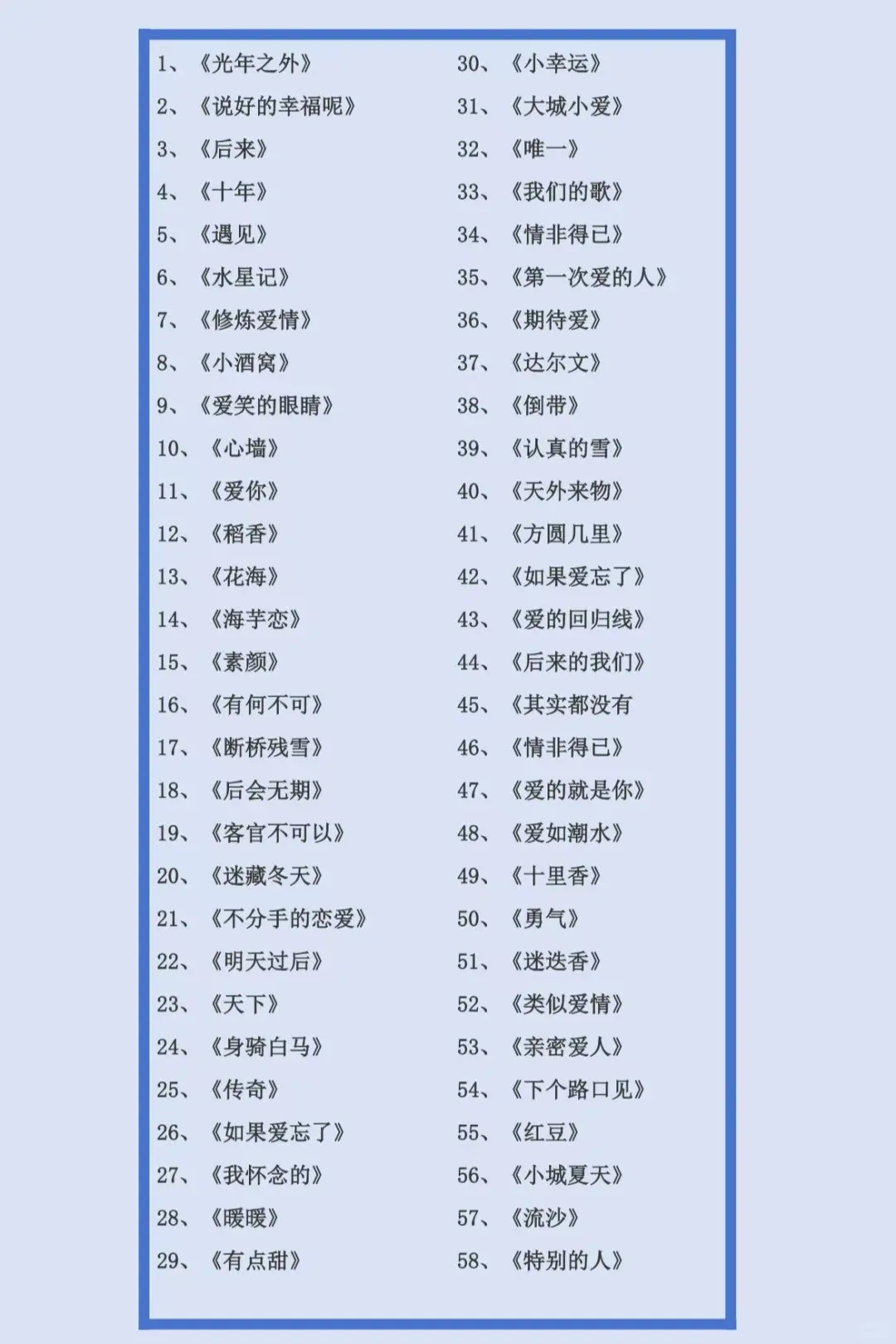 下次去KTV终于知道唱什么了！