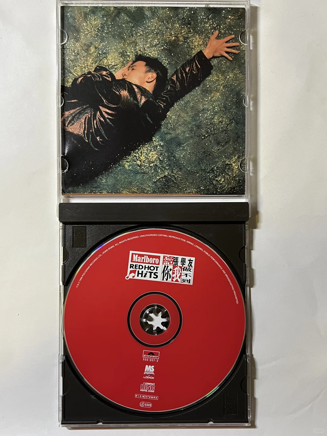 评竞 张学友《忘记你我做不到》港版CD