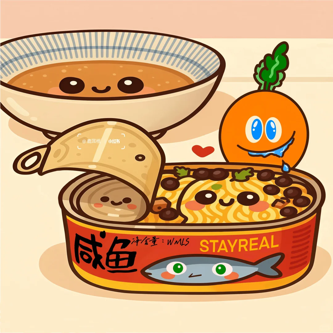 卜卜插画｜也许我是一条咸鱼，可我有梦啊！