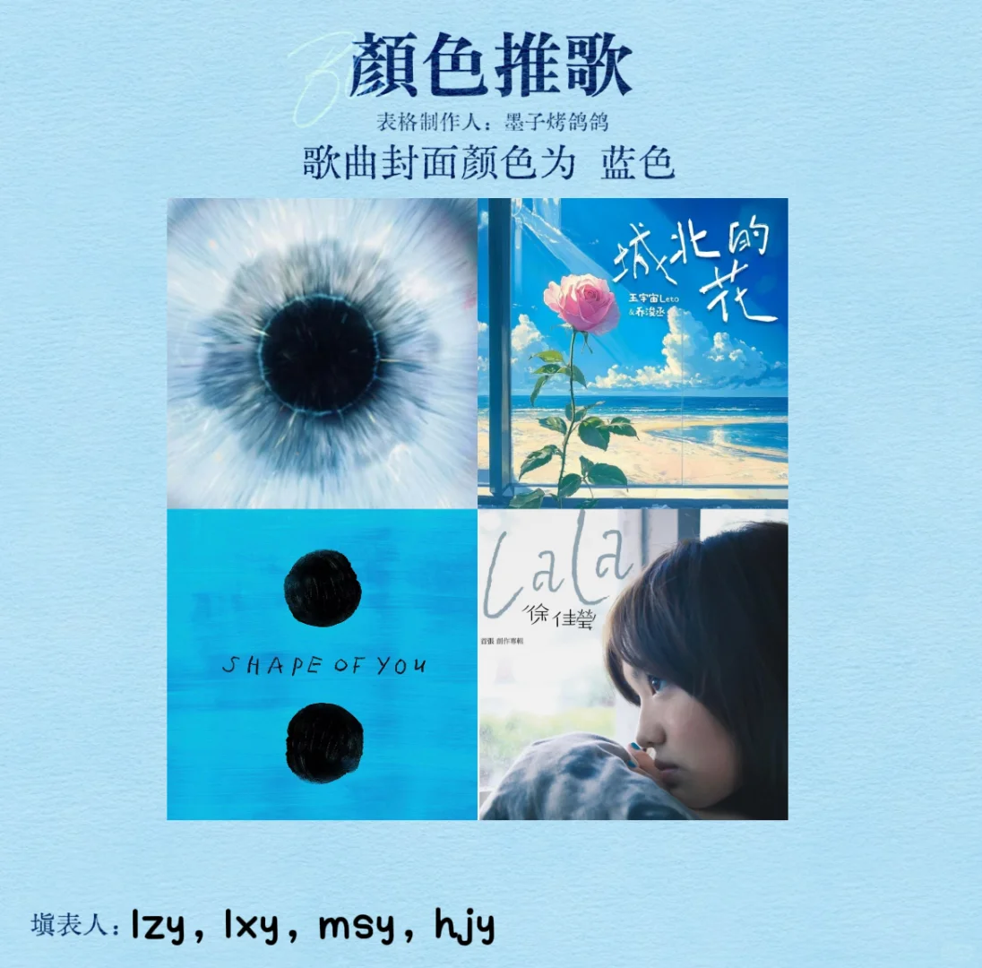 当我和朋友玩颜色推歌🙌