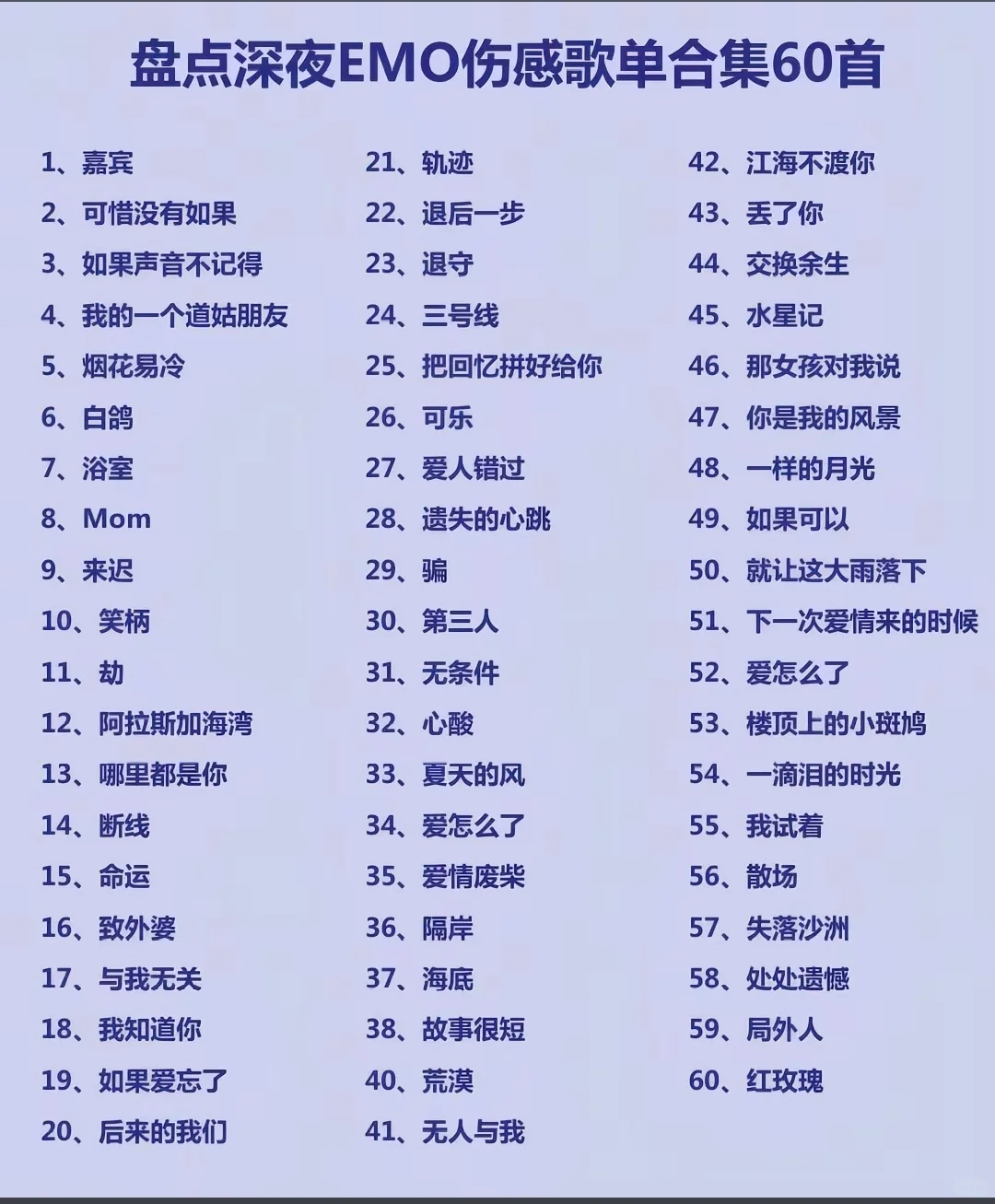 深夜EMO治愈所｜