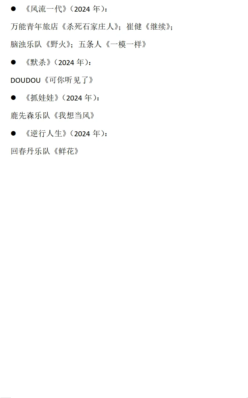 国产电影里的摇滚配乐，你都听出来了吗？