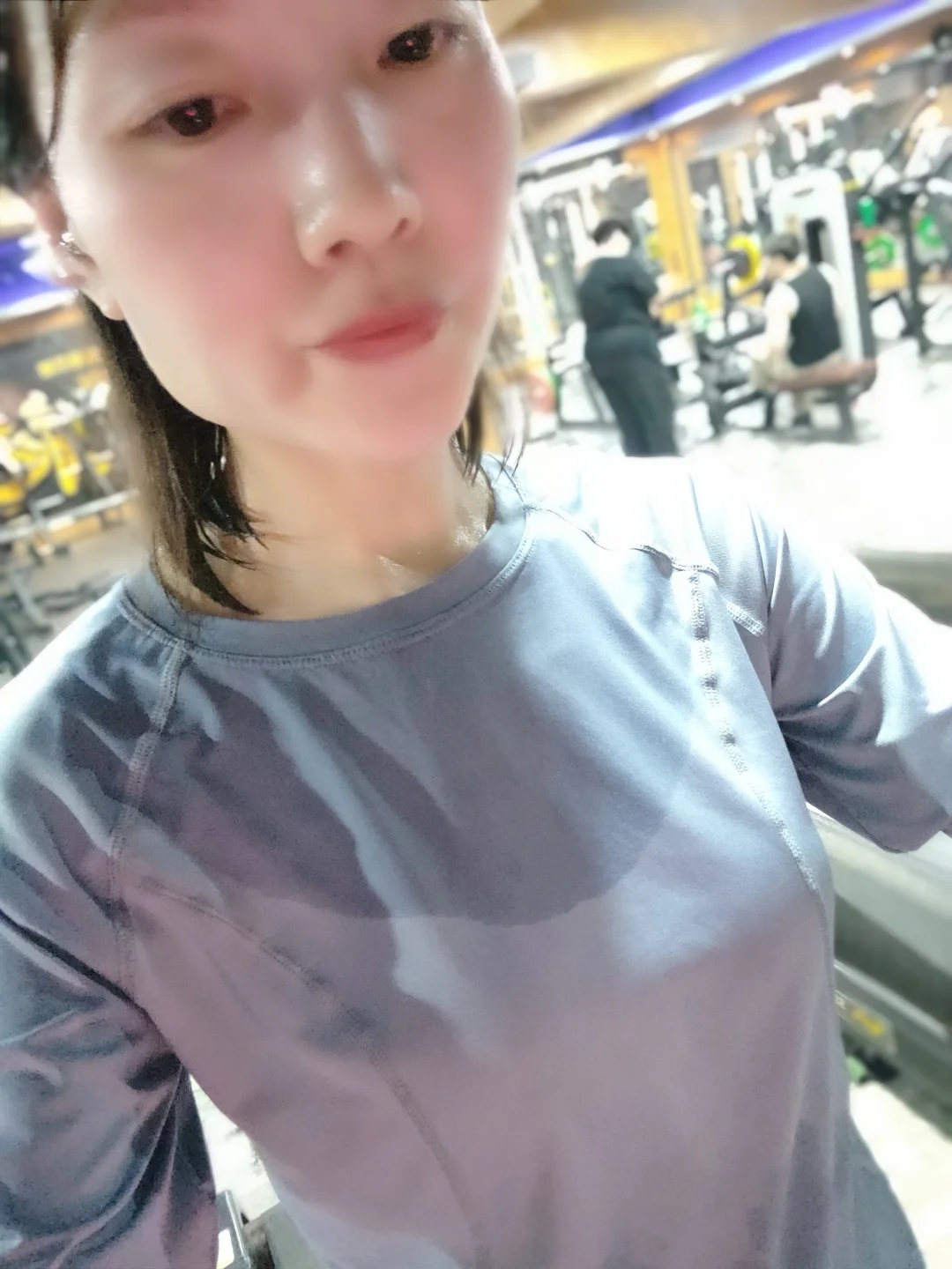 每次跑步都大汗淋漓～