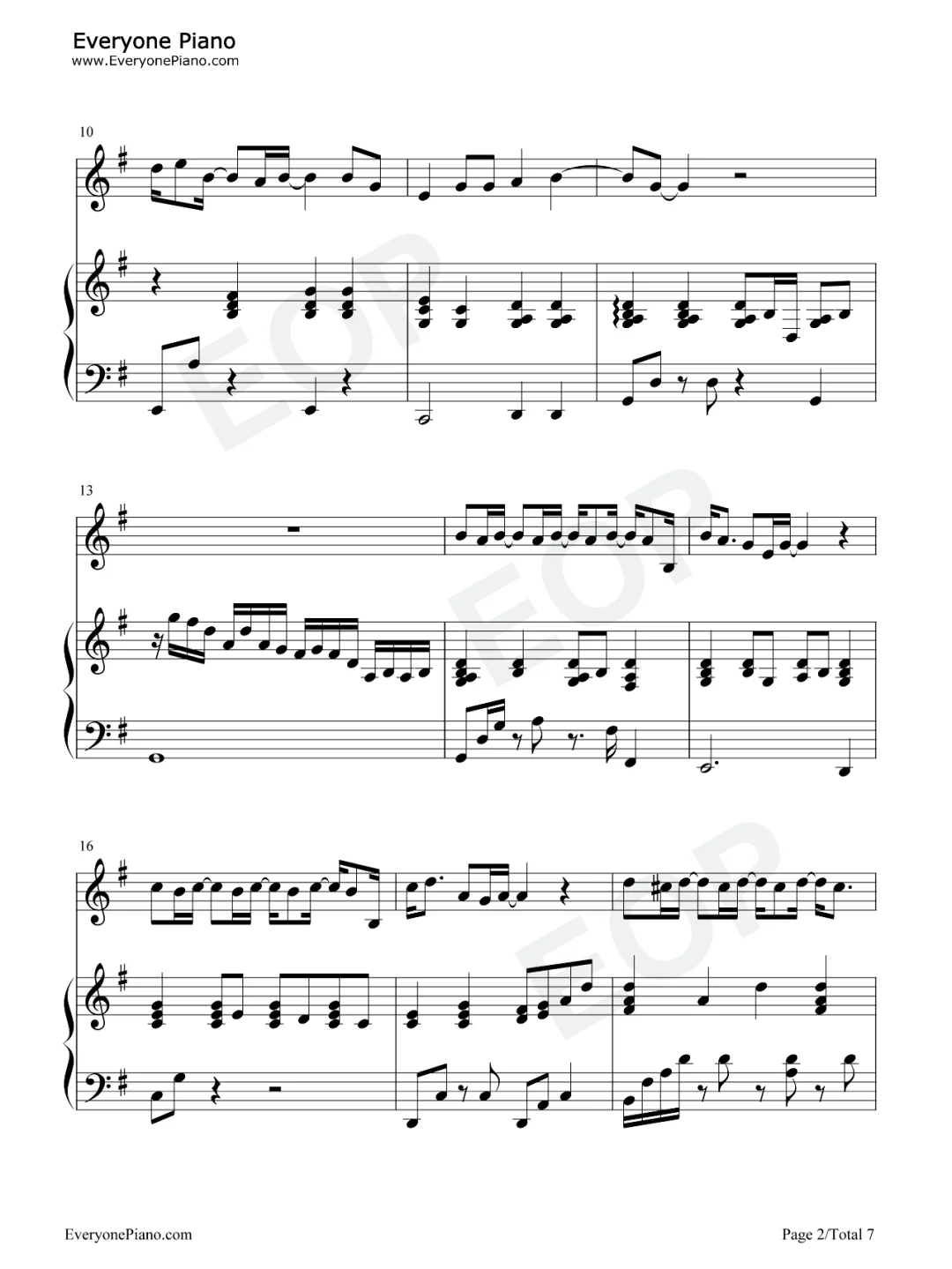 温柔-弹唱谱-五月天五线谱+简谱