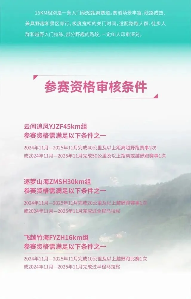 云间花径2026莫干山越野跑启动
