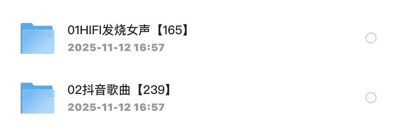 1TB高品质车载音乐!开车必备!车载U盘!送MV