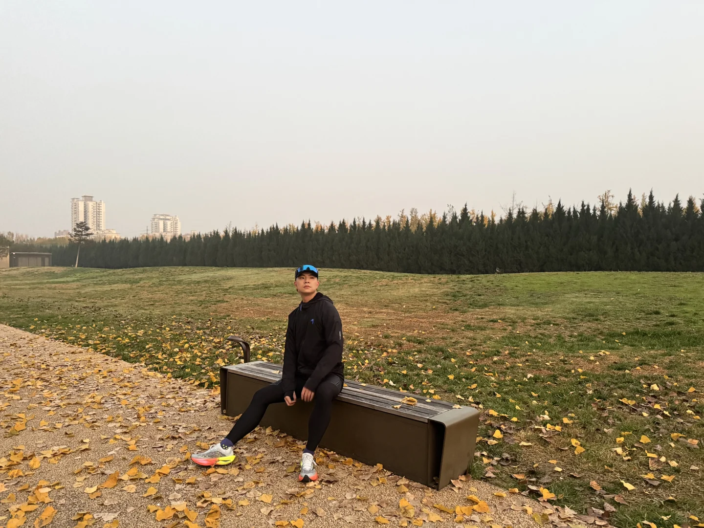 披星戴月的跑步