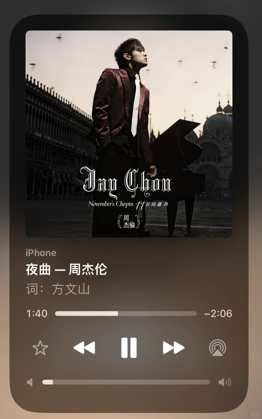 周杰伦喜爱曲个人向