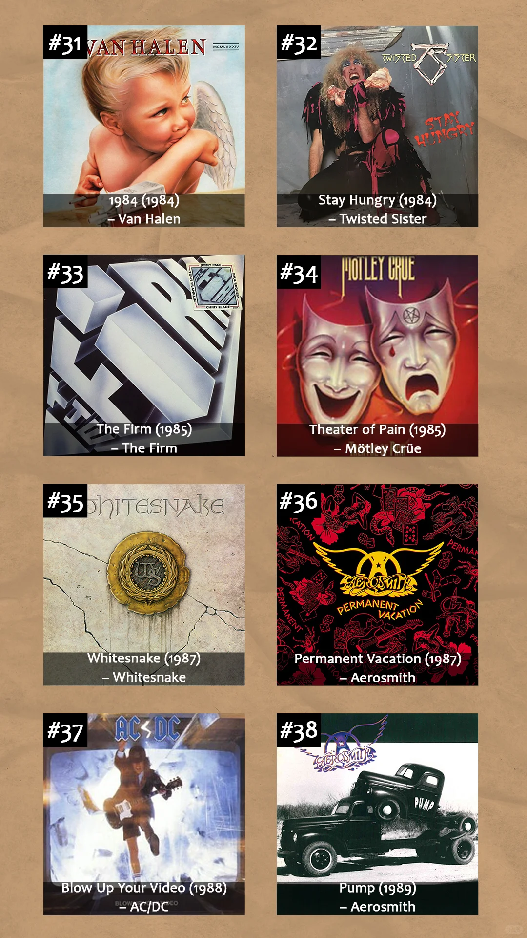 摇滚史上最佳硬摇滚专辑