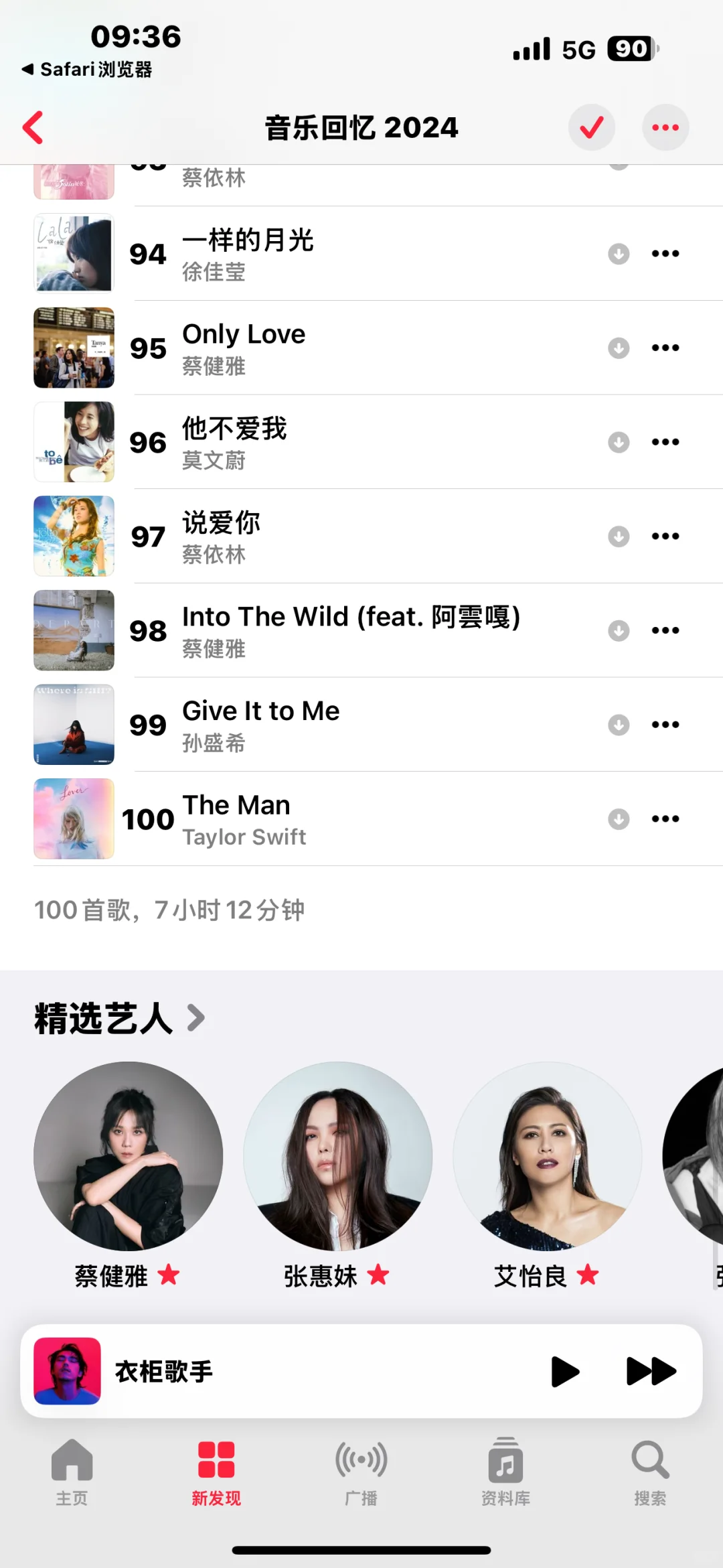 2024Apple Music年度歌单