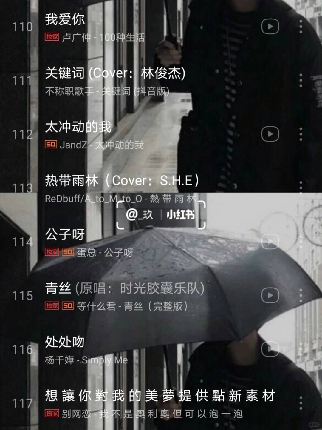 【国语歌单（二）】每一首都炸裂好听