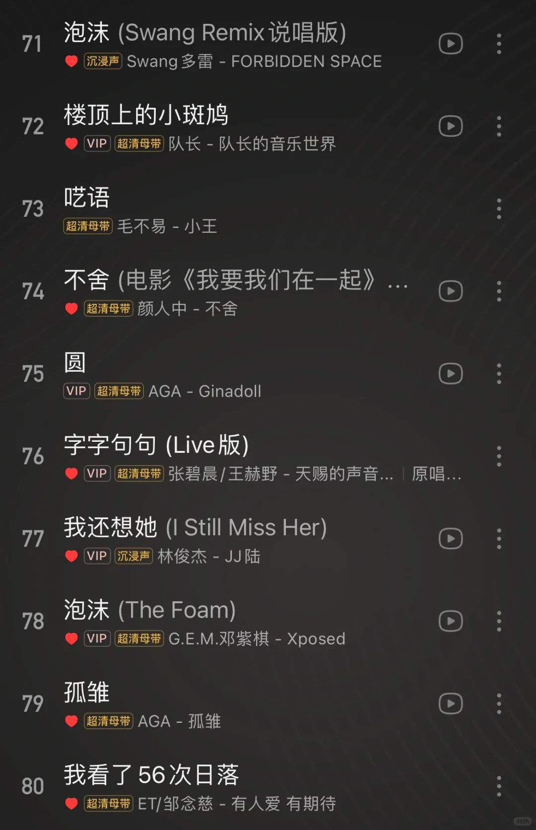 私藏ll网易云伤感歌单推荐，建议收藏‼️