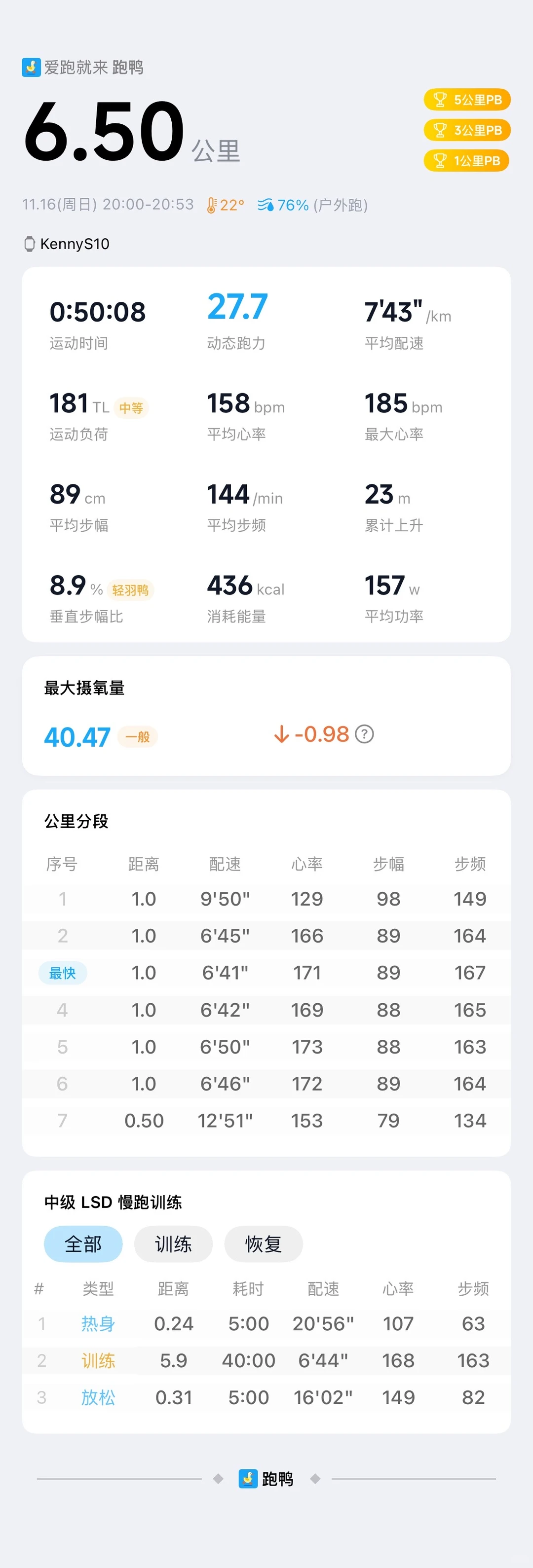 GDS RUN: 新鞋半马前的慢摇