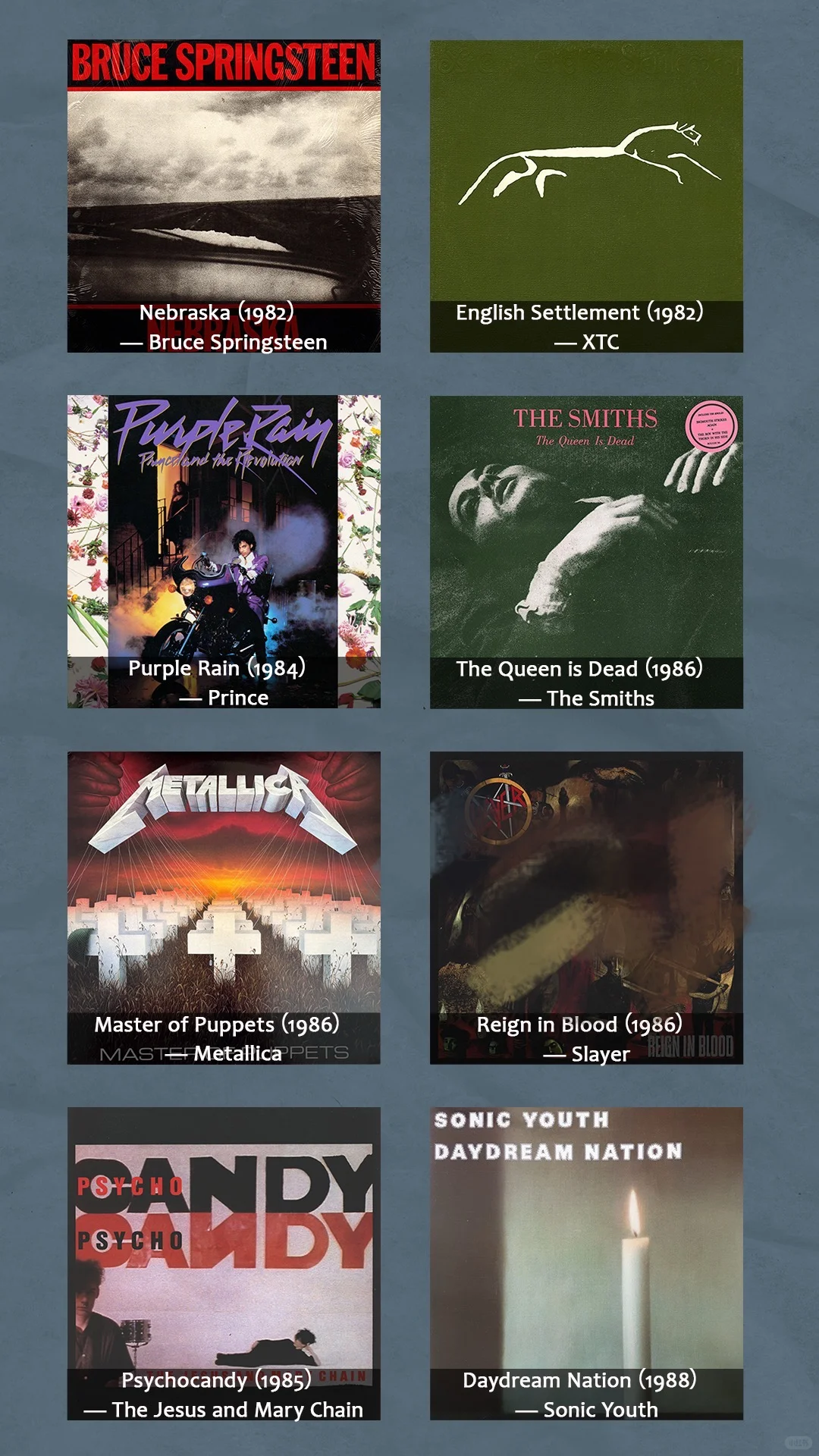 据说听过这100张经典专辑，大概是8级摇滚迷