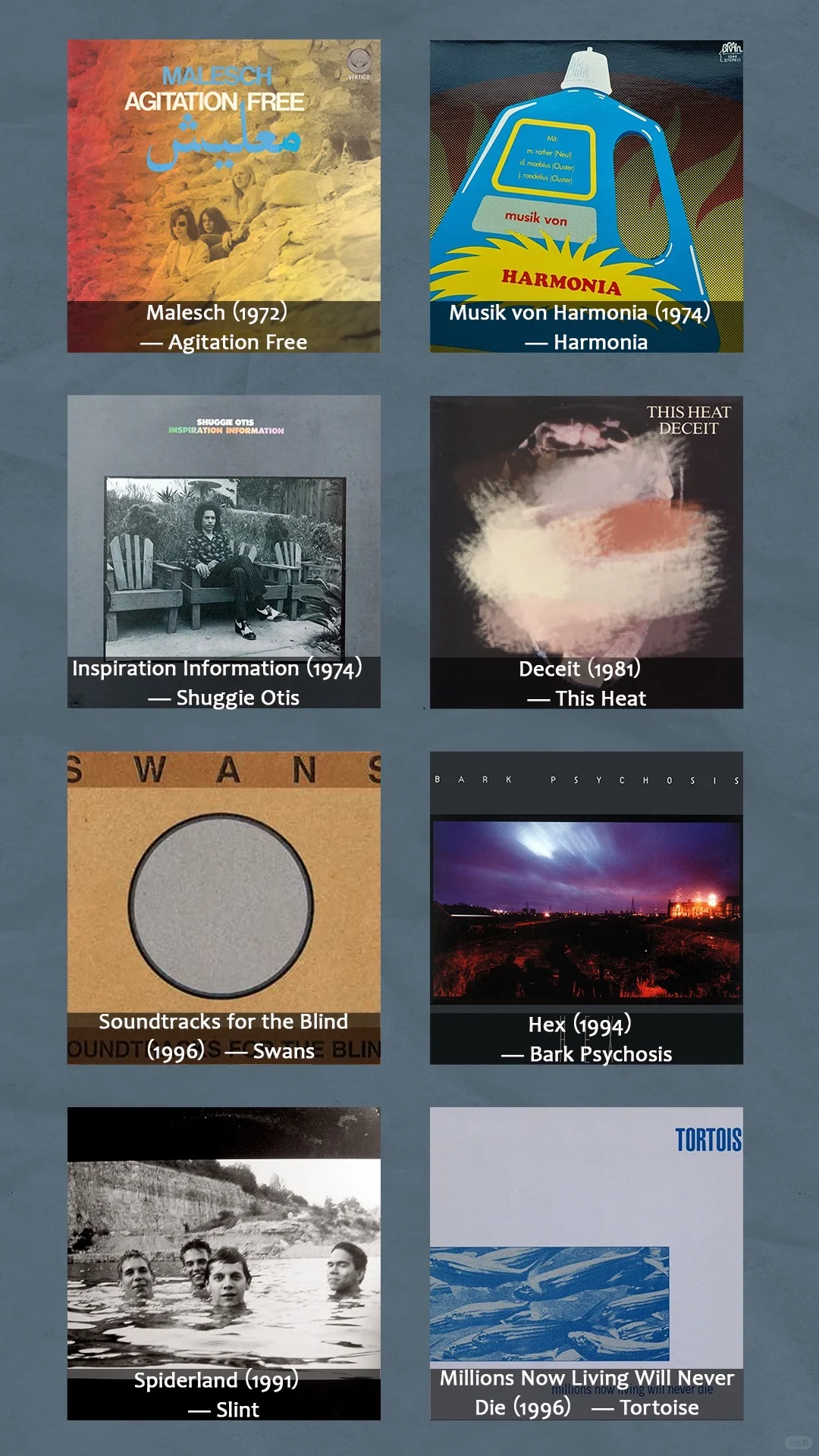 据说听过这100张经典专辑，大概是8级摇滚迷