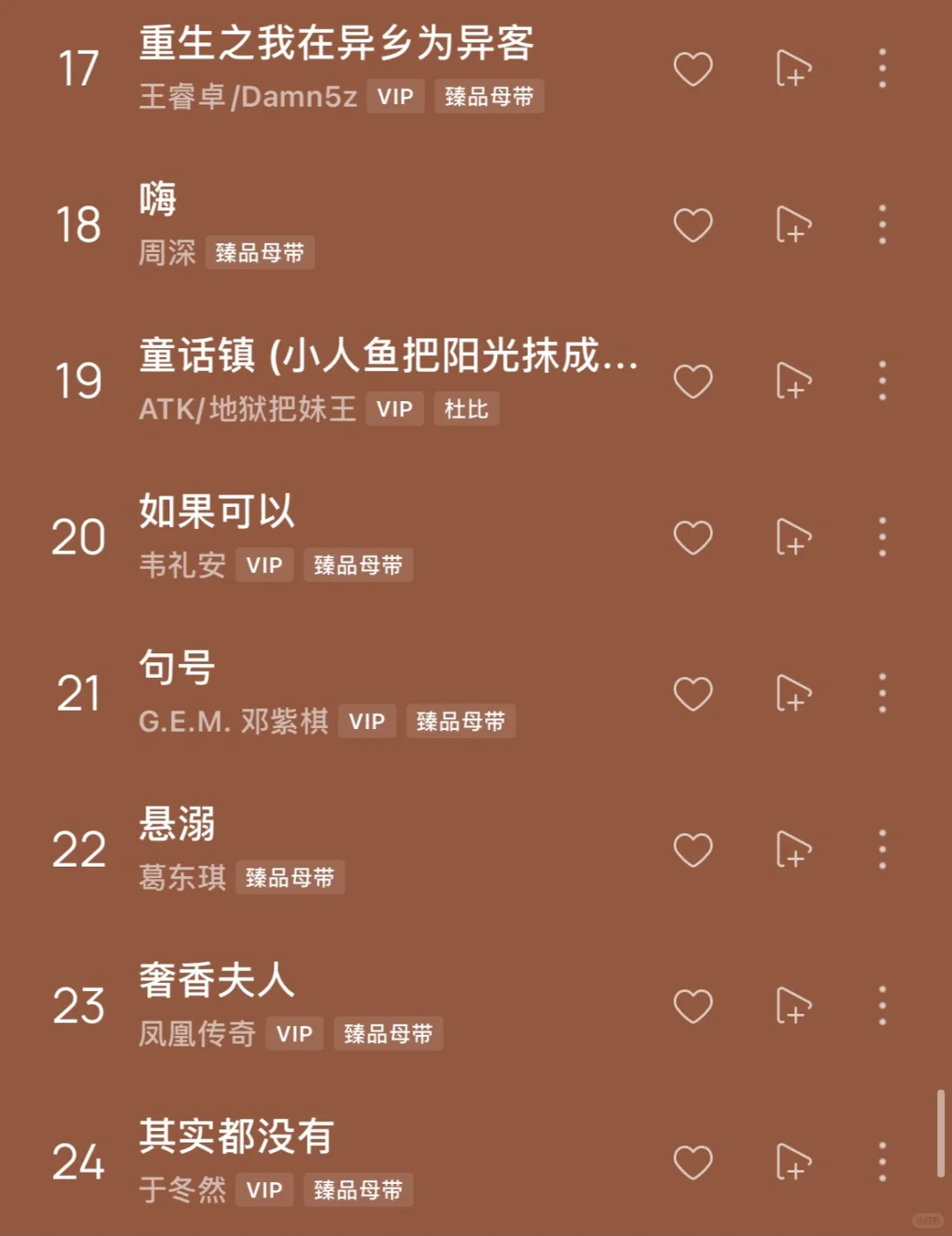 好评如潮的神仙歌曲，听一遍就上瘾🎶