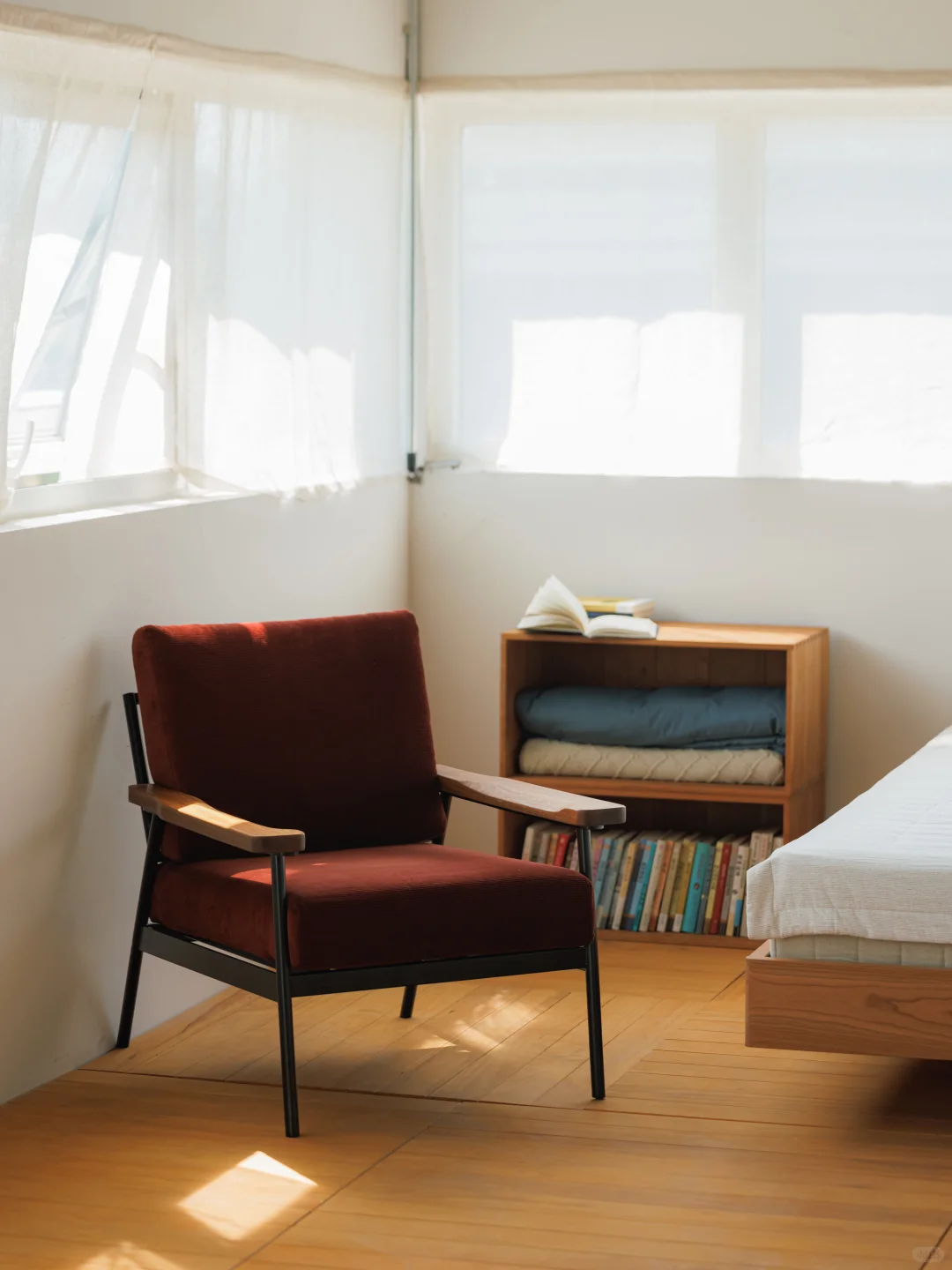 🍷中古红预警!灯芯绒沙发复古到心颤