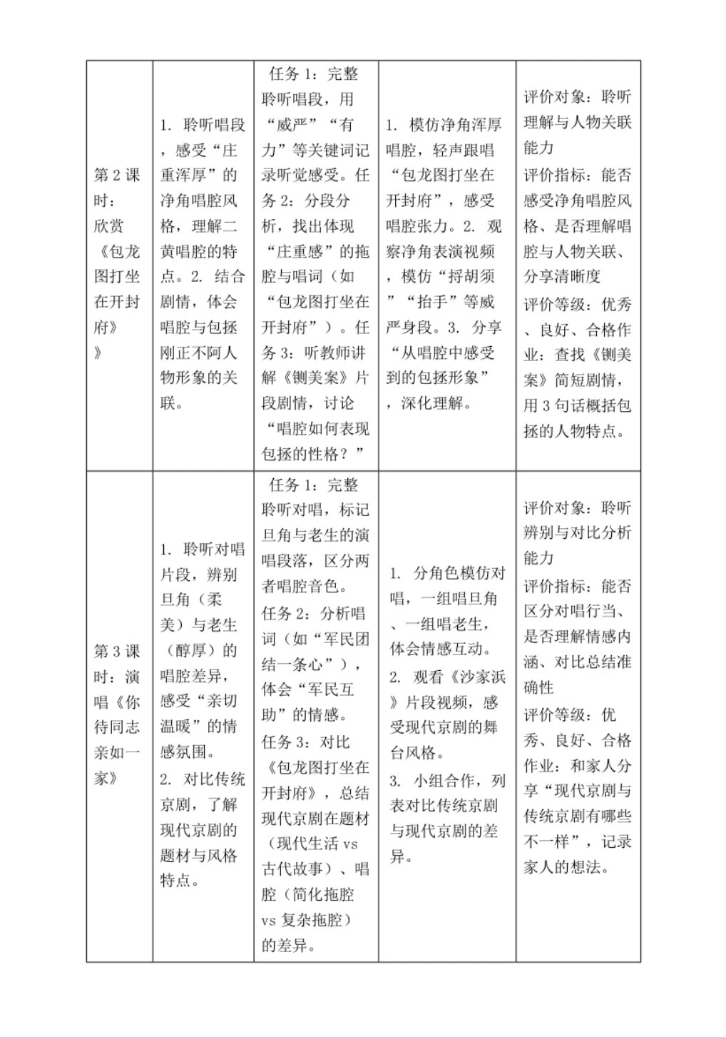 音乐老师分享【8】六年级上册大单元教学设计