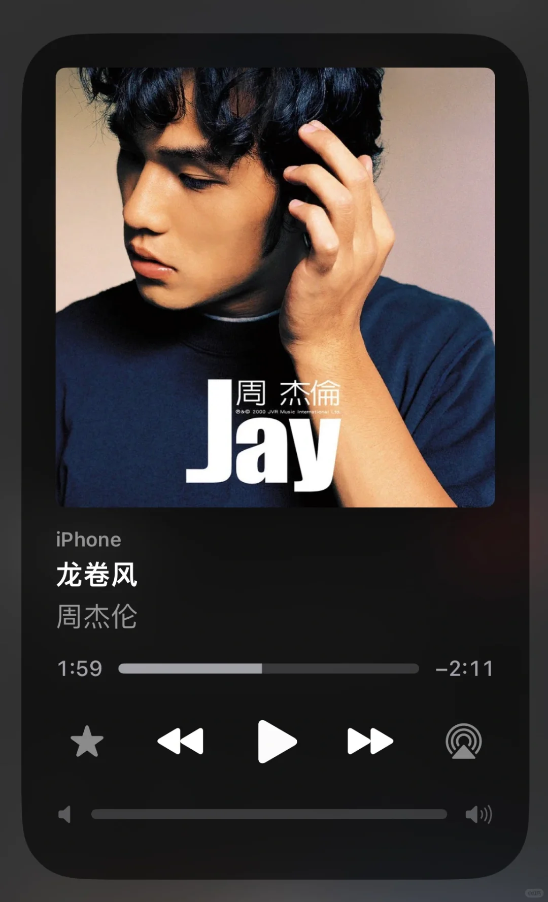 周杰伦喜爱曲个人向